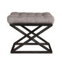 Atelier Del Sofa Pouf Negro, Gris 50x42x40 cm